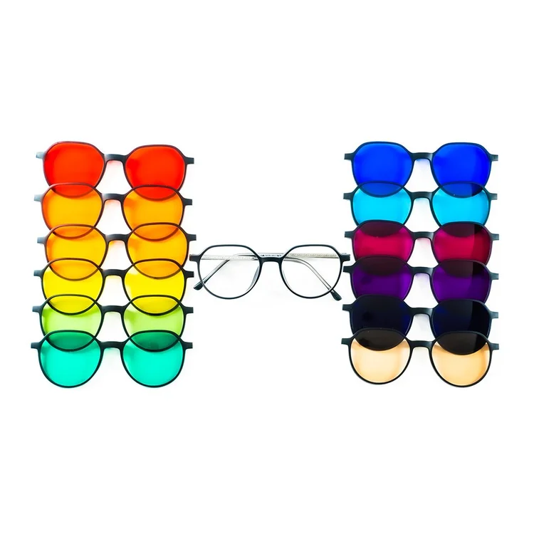 Solex Light Wave Glasses with colored lenses